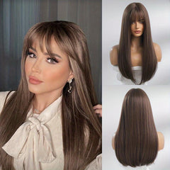 60 96 Cm Blonde Long Curly Wavy Hair Synthetic Wigs with Dark Roots
