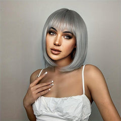 Colorful 130 Density Synthetic Wig for Daily Use