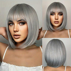 Colorful 130 Density Synthetic Wig for Daily Use
