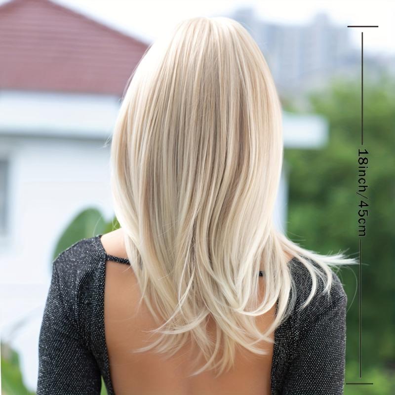 Wavy Layered Hair Wigs 45 72 cm Long Synthetic Fiber for Daily Party Halloween