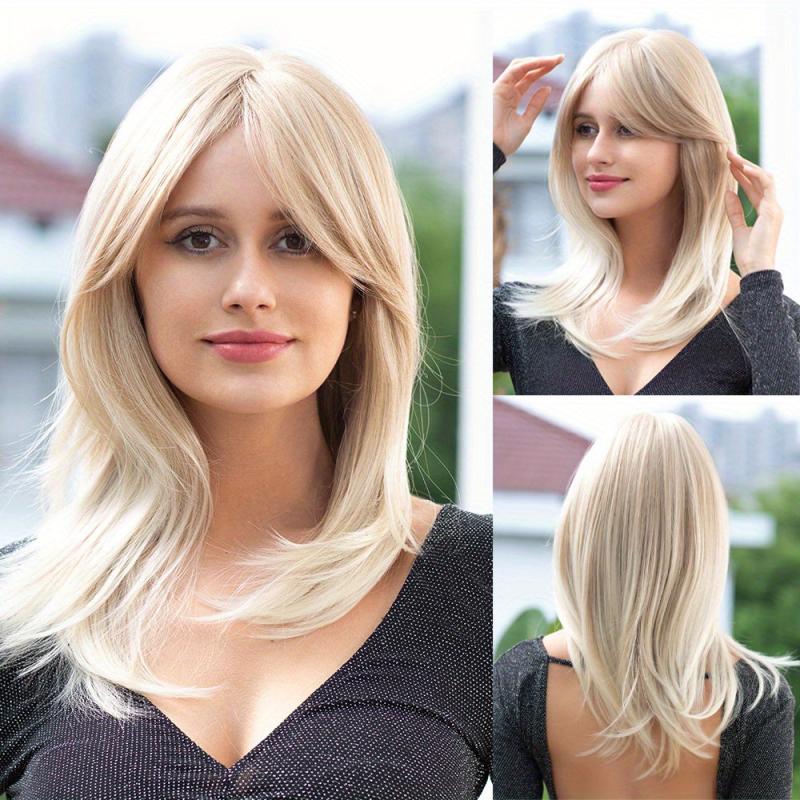 Wavy Layered Hair Wigs 45 72 cm Long Synthetic Fiber for Daily Party Halloween