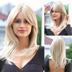 Wavy Layered Hair Wigs 45 72 cm Long Synthetic Fiber for Daily Party Halloween
