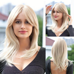 Wavy Layered Hair Wigs 45 72 cm Long Synthetic Fiber for Daily Party Halloween