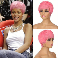 Short Pixie Haircut Synthetic Short Wigs For Women