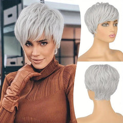 Short Pixie Haircut Synthetic Short Wigs For Women
