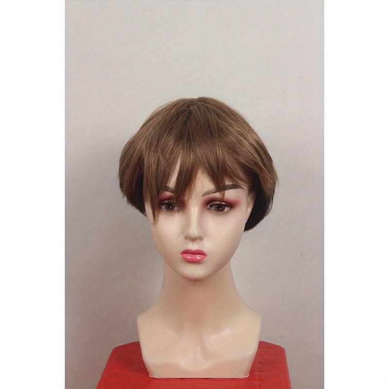 Short Straight Pixie Cut Synthetic Wig Natural Looking