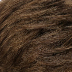 Men's Short Brown Wig Synthetic Replacement Costume Halloween