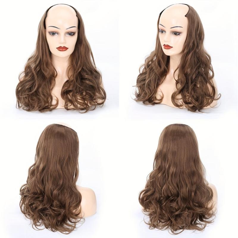 Long Curly Synthetic Wig for Daily Use