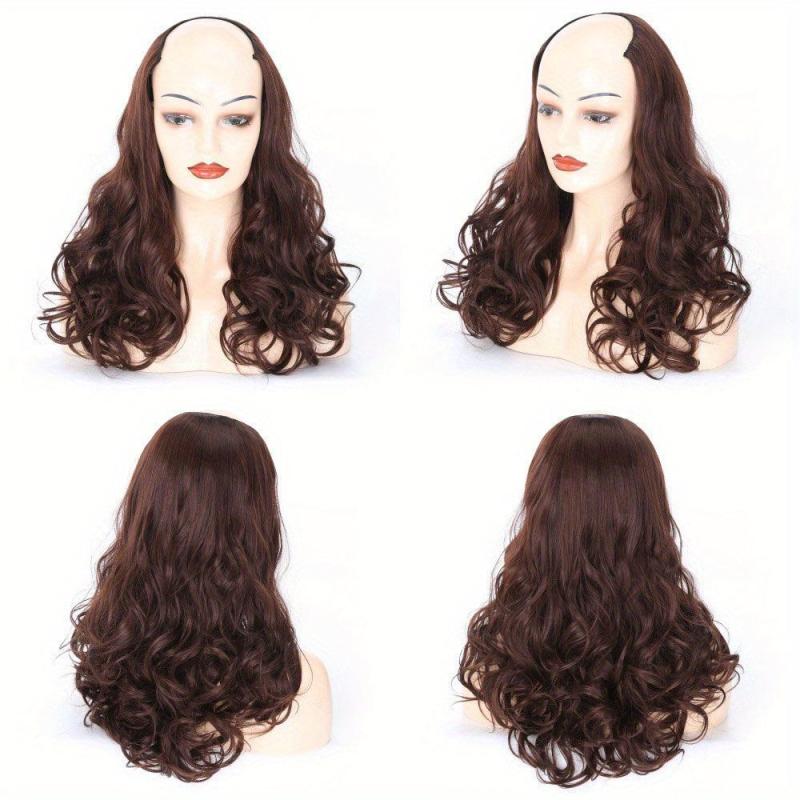 Long Curly Synthetic Wig for Daily Use