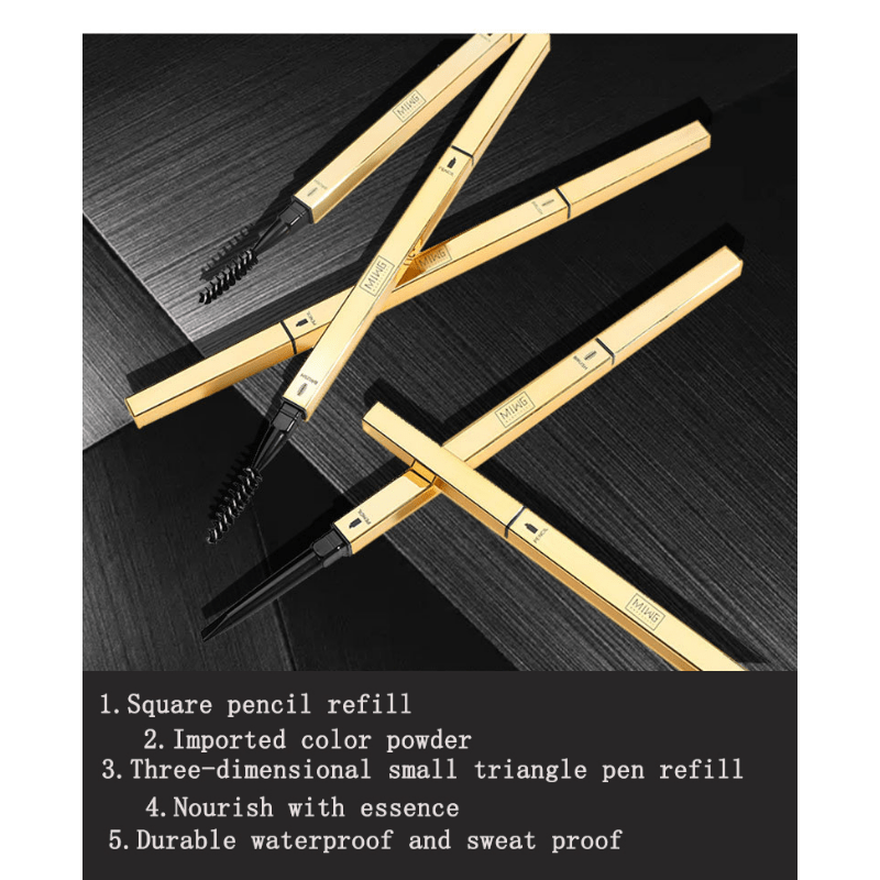 Triangular Eyebrow Pencil Ultra Fine Tip Natural 3D Shaping