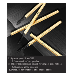 Triangular Eyebrow Pencil Ultra Fine Tip Natural 3D Shaping