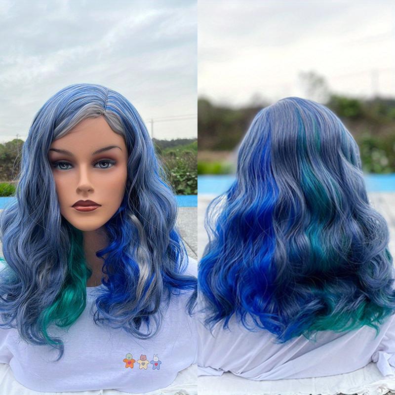 Curly Wavy Hair Wigs Synthetic Hair Replacement Wigs For Daily Party Use