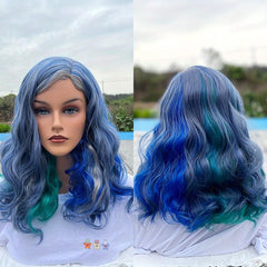 Curly Wavy Hair Wigs Synthetic Hair Replacement Wigs For Daily Party Use