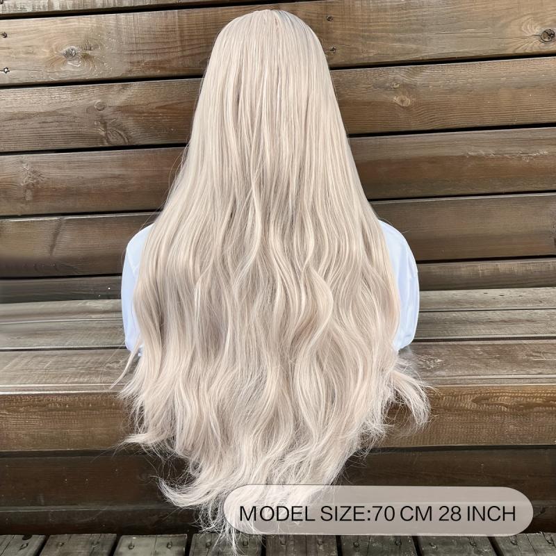Curly Wavy Hair Wigs Synthetic Hair Replacement Wigs For Daily Party Use