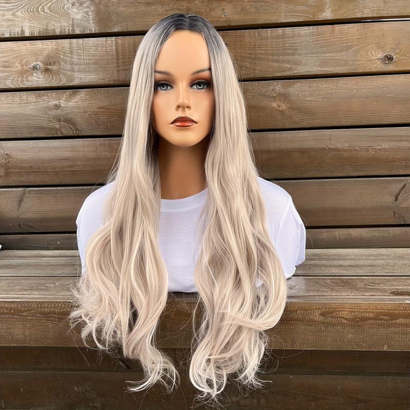 Curly Wavy Hair Wigs Synthetic Hair Replacement Wigs For Daily Party Use