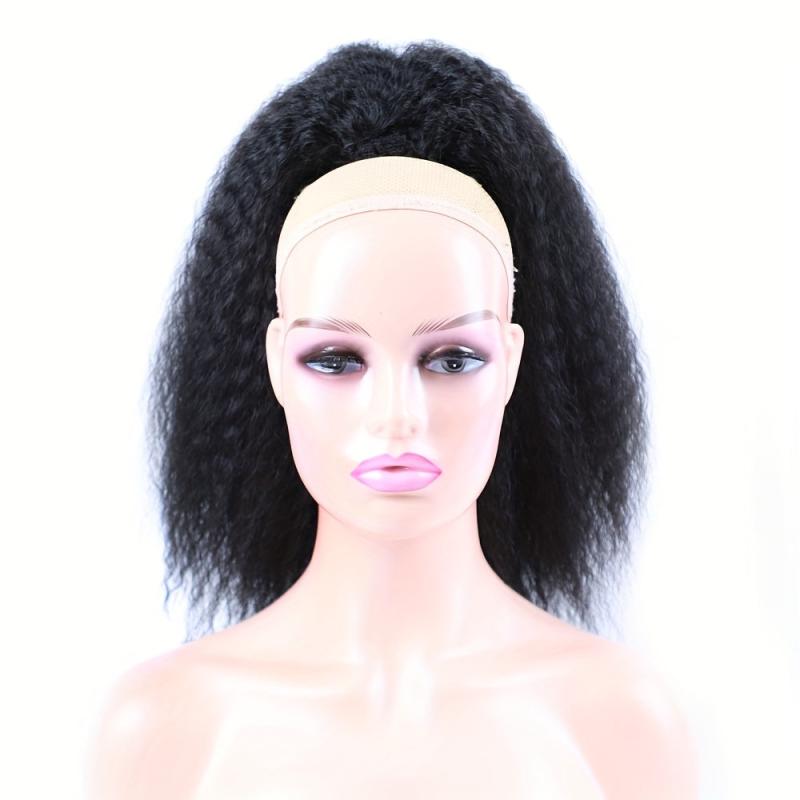 Kinky Curly Synthetic Ponytail Extensions for Women Afro Hair