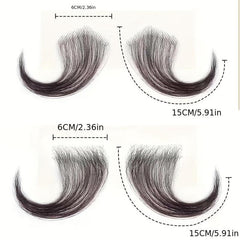 2pcs Baby Hair Invisible Hairline Lace Edges HD Lace Reusable
