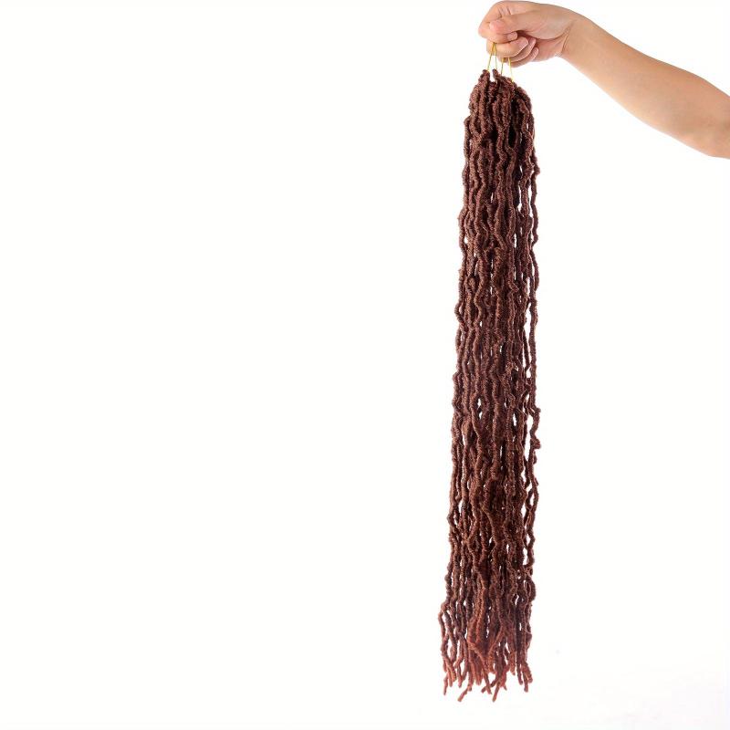 Ombre Burgundy Goddess Locs Crochet Hair 2 Packs Soft Locs Prelooped