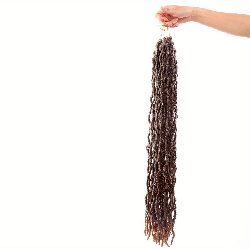 Ombre Burgundy Goddess Locs Crochet Hair 2 Packs Soft Locs Prelooped