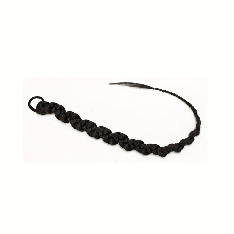 66 Cm Long Braided Hair Ponytail Extensions Twist Braid Ponytail