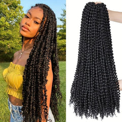 45 72 Cm 6 Pack Crochet Synthetic Hair Extensions Passion Twist Hair Extensions
