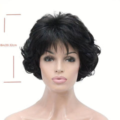 Short Wig Synthetic Hair Old Ladies Role Play