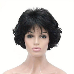 Short Wig Synthetic Hair Old Ladies Role Play