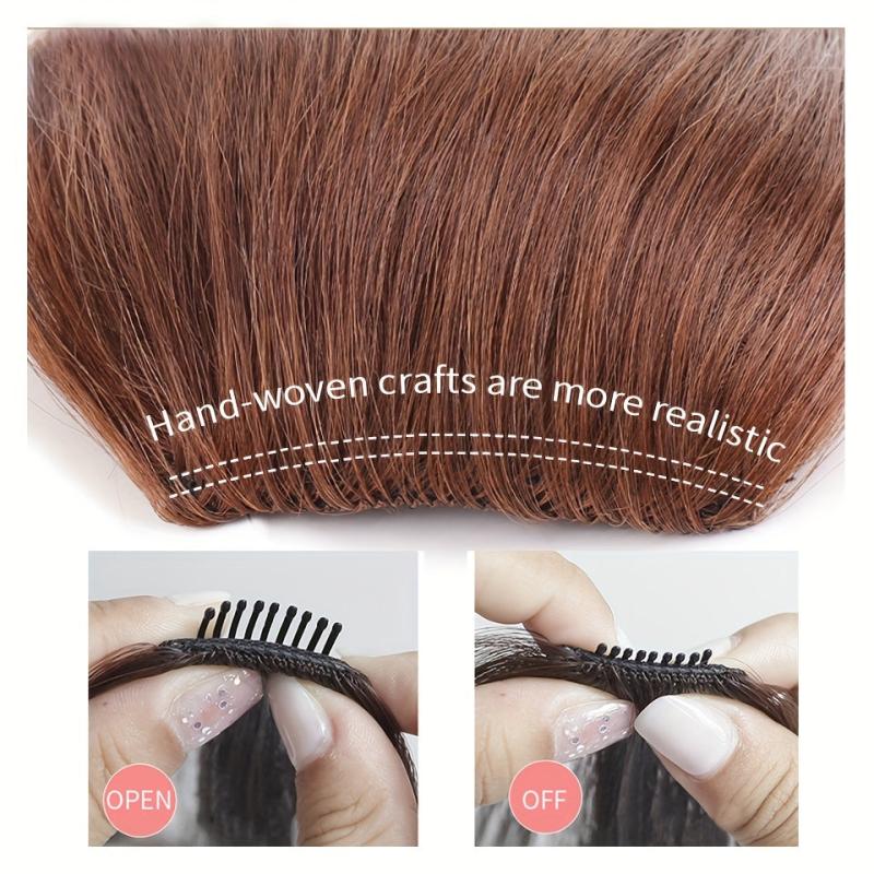 Seamless Clip In Hair Topper for Thinning Hair Women