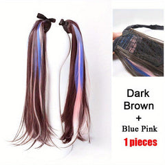 Y2K Style Long Straight Ponytail Hairpiece