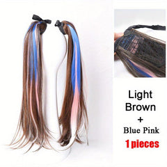 Y2K Style Long Straight Ponytail Hairpiece