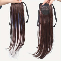 Y2K Style Long Straight Ponytail Hairpiece