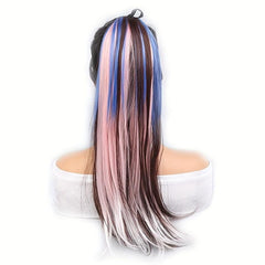 Y2K Style Long Straight Ponytail Hairpiece