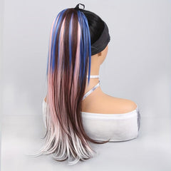 Y2K Style Long Straight Ponytail Hairpiece