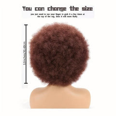70s Afro Wig for Women - Bouncy Short Afro Wig for Cosplay and Parties