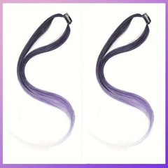 Colorful Clip In Synthetic Hair Extensions for Halloween Party