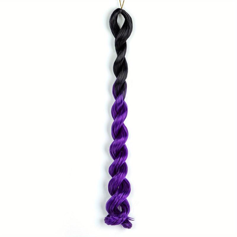 Pre Stretched Braiding Hair Extensions 66 cm Synthetic Crochet Braids