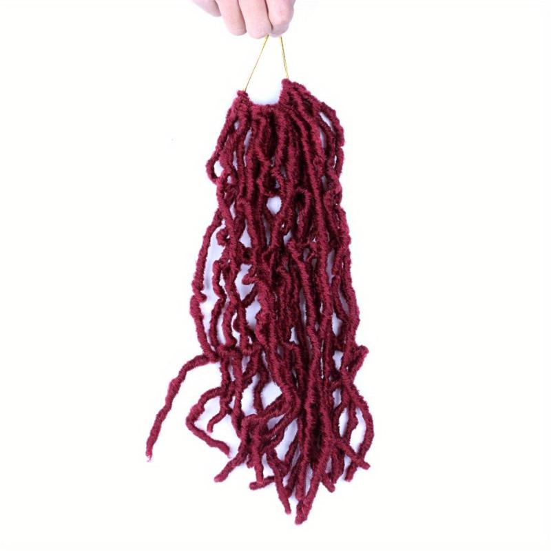 Natural Curly Faux Locs Crochet Braids 35 56 Cm Soft Locs Hair Extensions