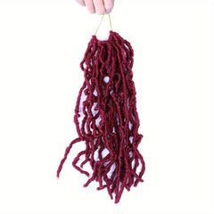 Natural Curly Faux Locs Crochet Braids 35 56 Cm Soft Locs Hair Extensions