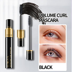 Waterproof Thick Mascara Long Curling Smudge Proof Easy Removing Nourishing