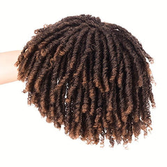 Soft Synthetic Dreadlocks Toupee Hair Pieces for Women Natural Look