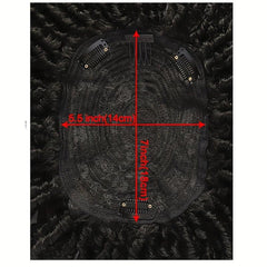 Soft Synthetic Dreadlocks Toupee Hair Pieces for Women Natural Look