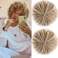 Soft Synthetic Dreadlocks Toupee Hair Pieces for Women Natural Look