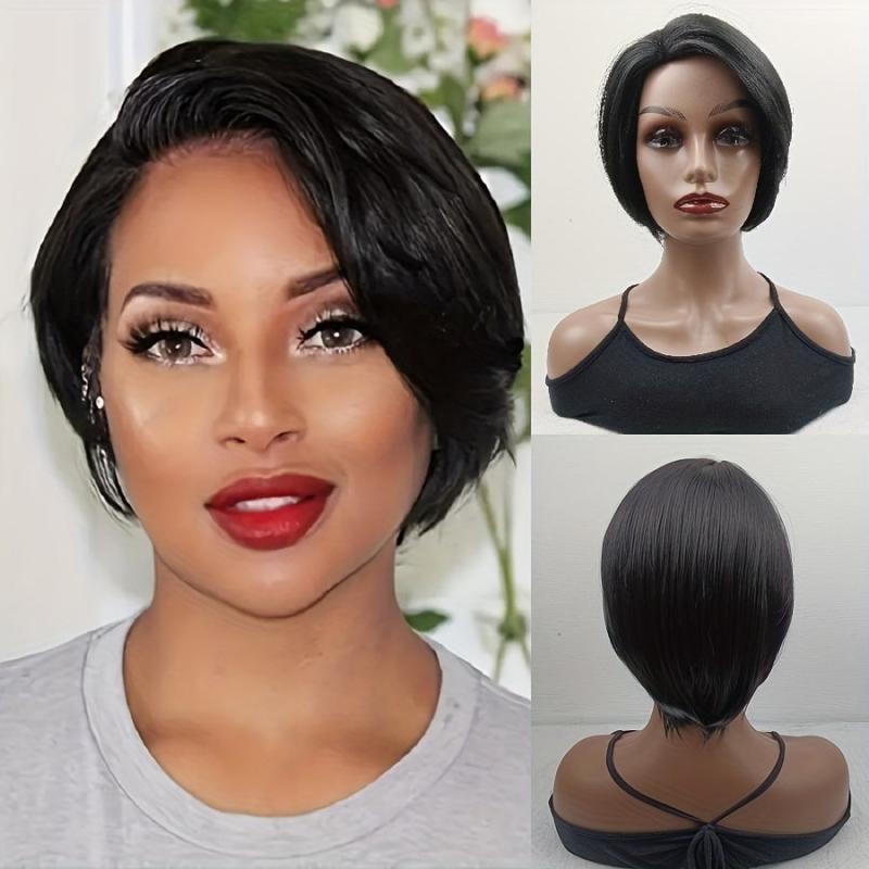 Short Wavy Layered Hair Wigs for Women 30-48 cm Synthetic Rose Net Hair Wigs