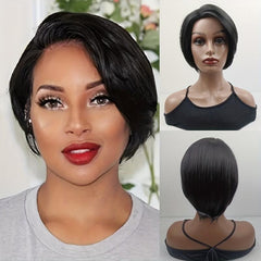 Short Wavy Layered Hair Wigs for Women 30-48 cm Synthetic Rose Net Hair Wigs