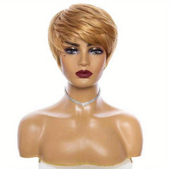 Short Straight Hair Wig 20 32 Cm Women's Synthetic Fiber Machine Hair Wig