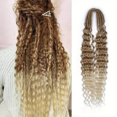 Dreadlock Extensions Synthetic Hair 60 10 Strands Curly Reggae Hip Hop Style