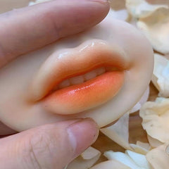 Silicone Lips Practice Skin with Teeth for Makeup Artists and Tattooists