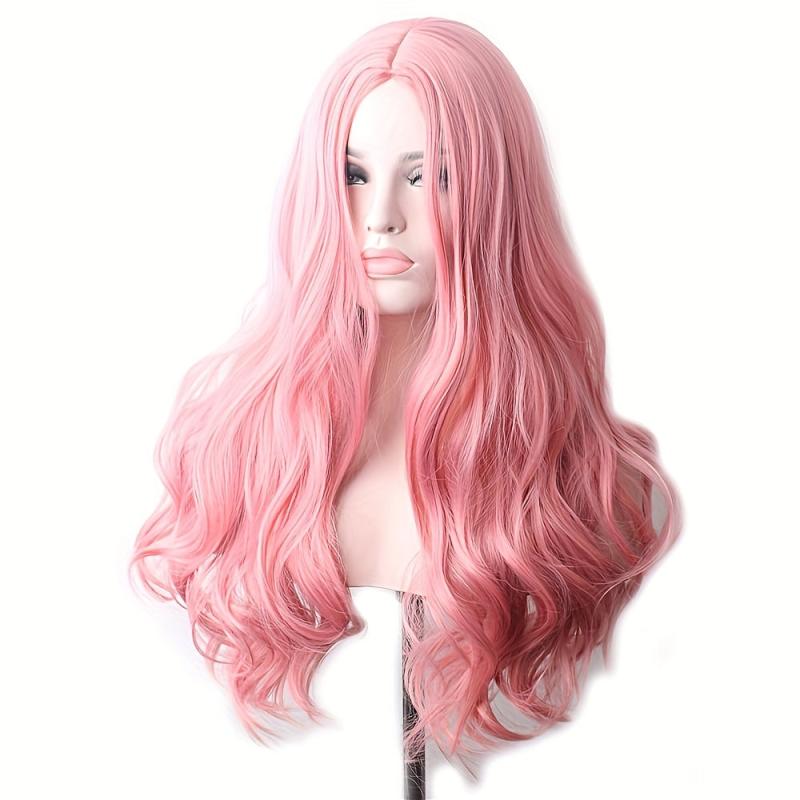 Long Curly Synthetic Wig for Halloween Cosplay Party