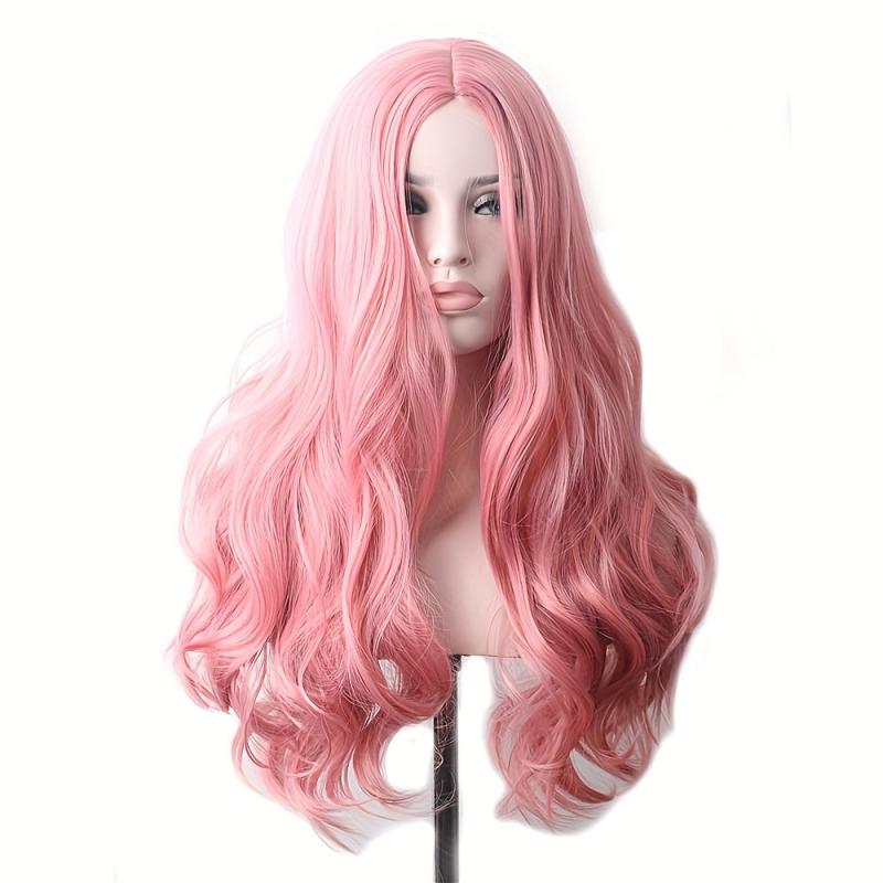 Long Curly Synthetic Wig for Halloween Cosplay Party