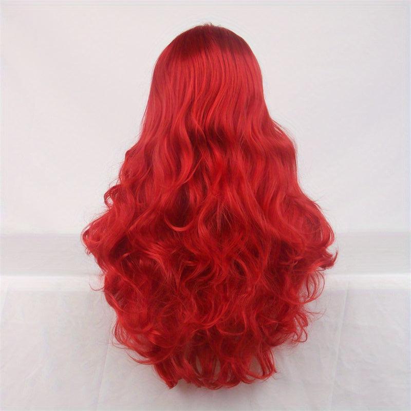 Long Curly Synthetic Wig for Halloween Cosplay Party